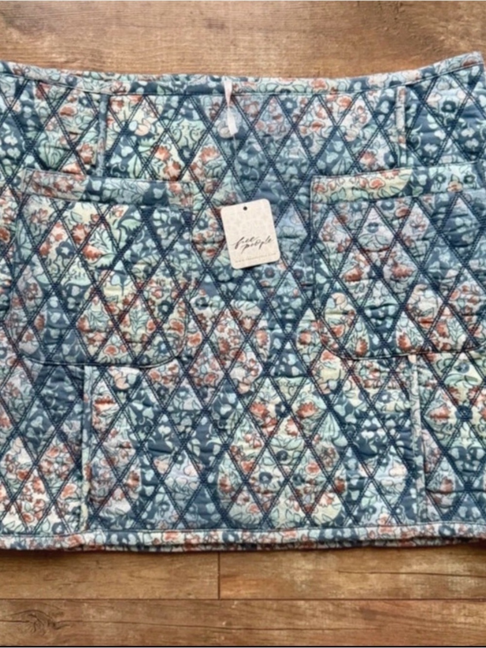 Free People Husky Darla Quilted Mini Skirt